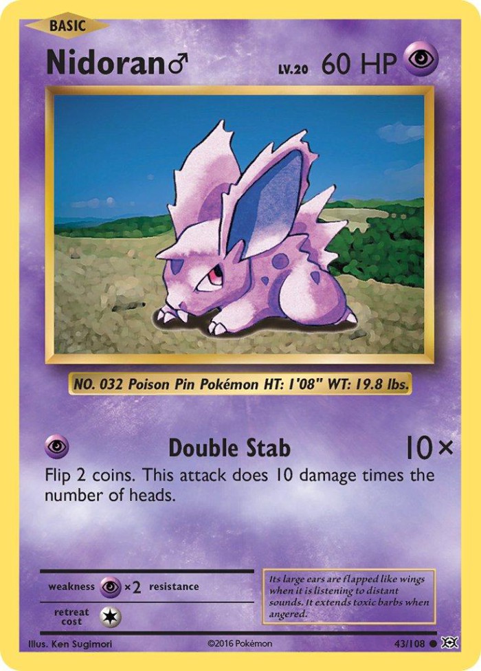 Carte Pokémon: Nidoran♂ [Nidoran♂]