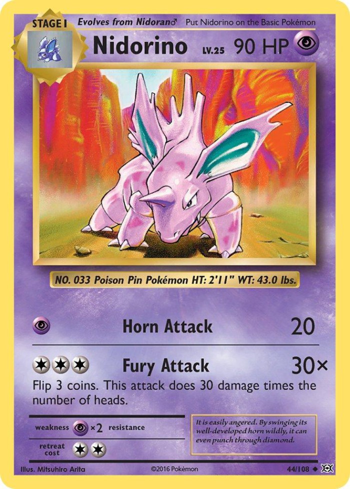 Carte Pokémon: Nidorino [Nidorino]