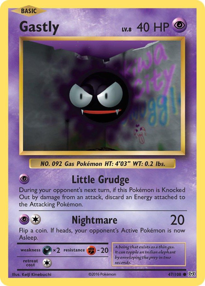 Carte Pokémon: Gastly [Fantominus]