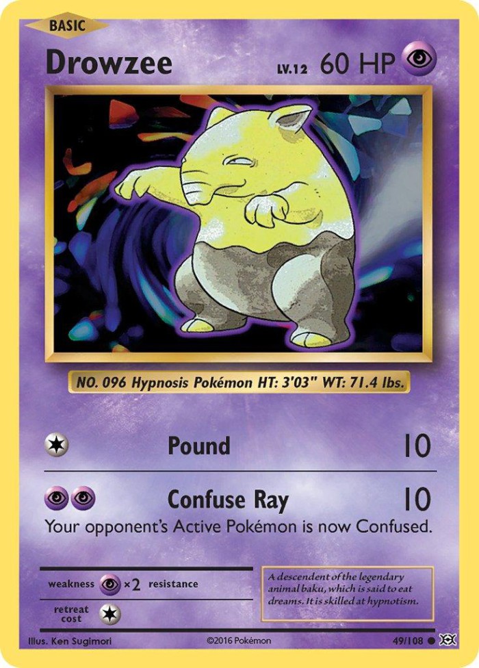 Carte Pokémon: Drowzee [Soporifik]