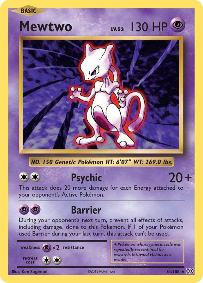 Carte Pokémon: Mewtwo [Mewtwo]