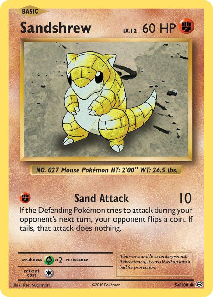 Carte Pokémon: Sandshrew [Sabelette]