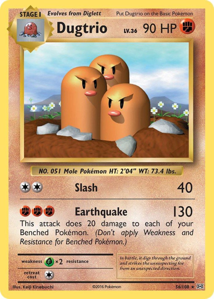 Carte Pokémon: Dugtrio [Triopikeur]