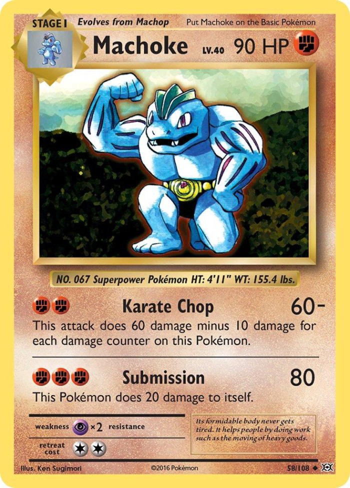 Carte Pokémon: Machoke [Machopeur]