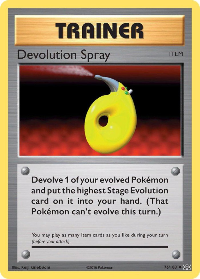 Carte Pokémon: Devolution Spray [Spray Dés-Évoluant]