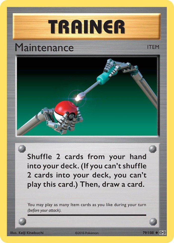 Carte Pokémon: Maintenance [Entretien]