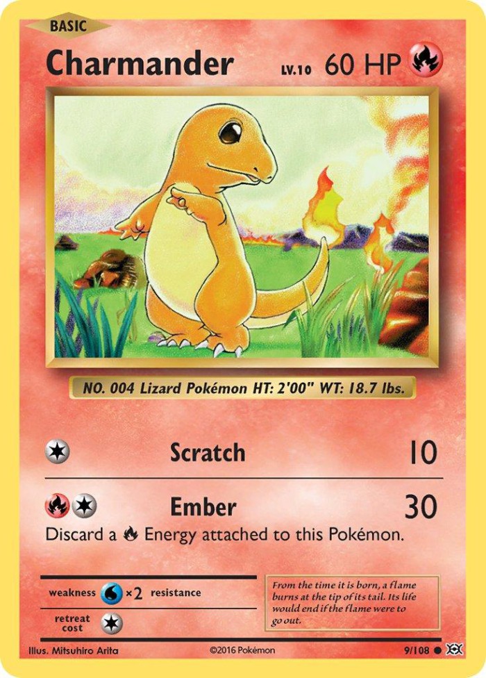 Carte Pokémon: Charmander [Salamèche]