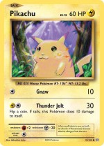 Carte Pokémon: Pikachu