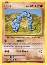 Carte Pokémon: Onix