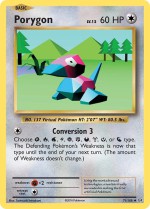 Carte Pokémon: Porygon