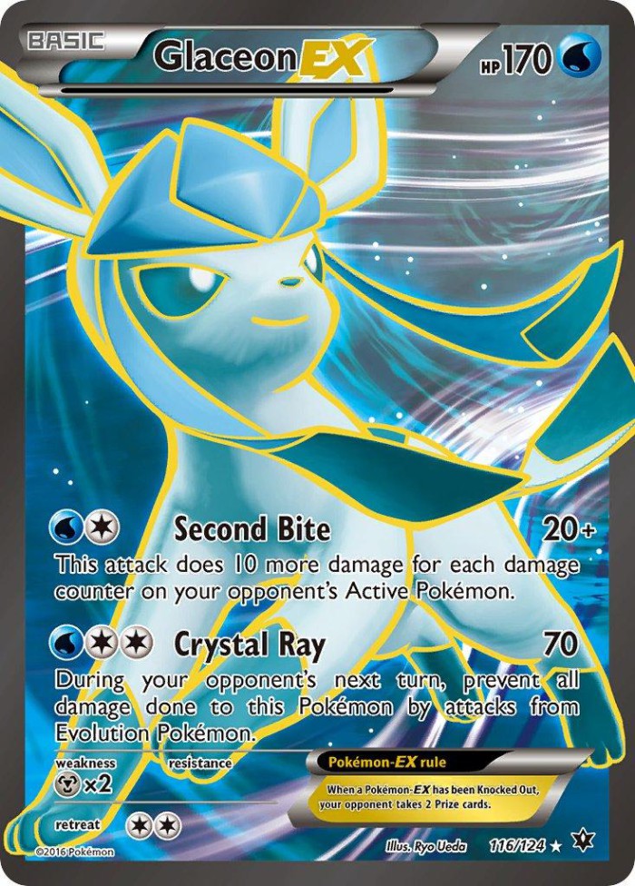 Carte Pokémon: Glaceon EX [Givrali EX]