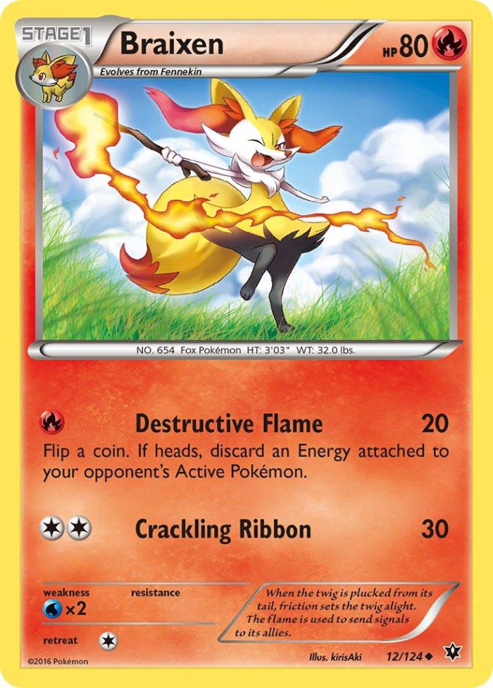 Carte Pokémon: Braixen [Roussil]