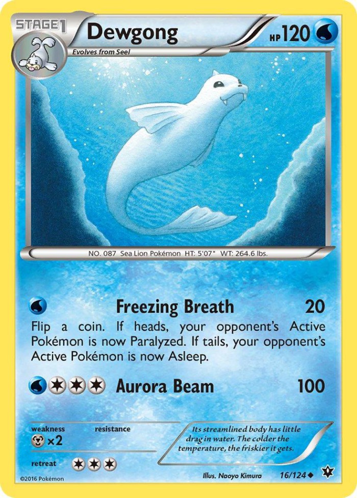 Carte Pokémon: Dewgong [Lamantine]