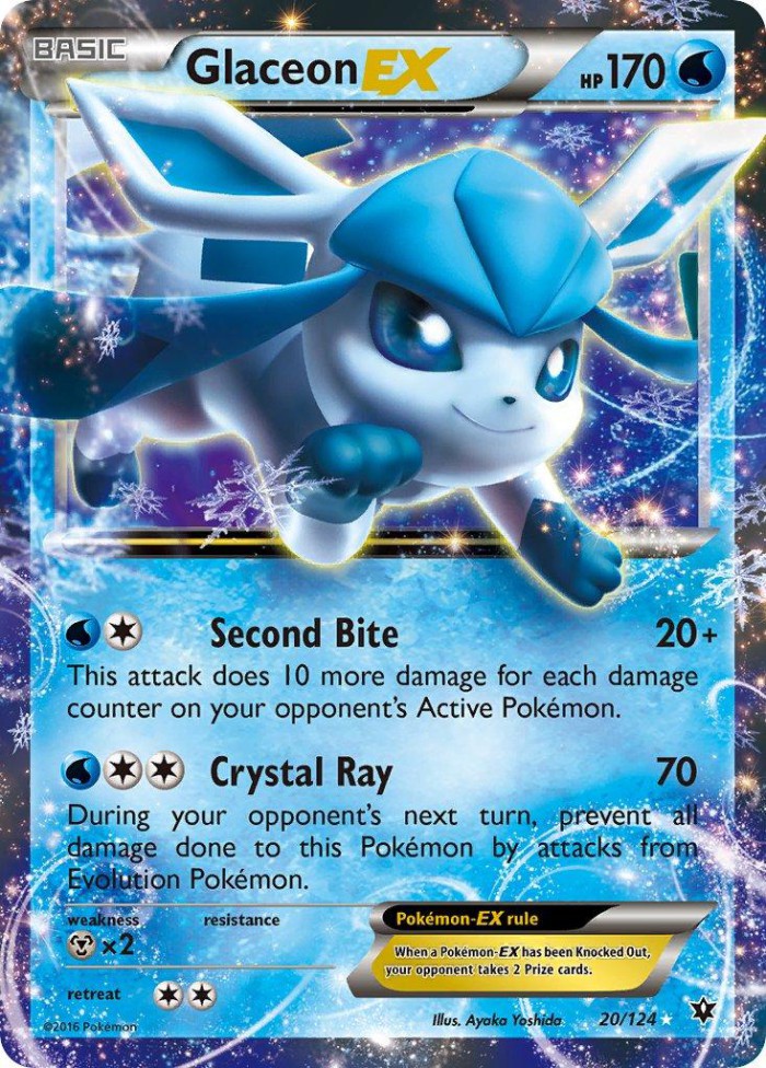 Carte Pokémon: Glaceon EX [Givrali EX]