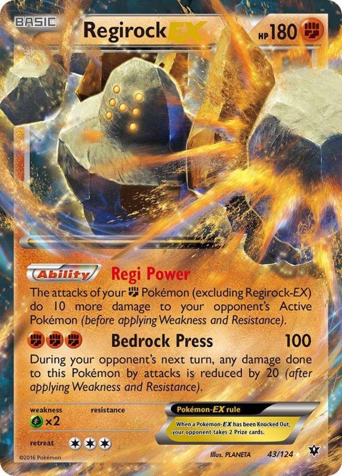 Carte Pokémon: Regirock EX [Regirock EX]