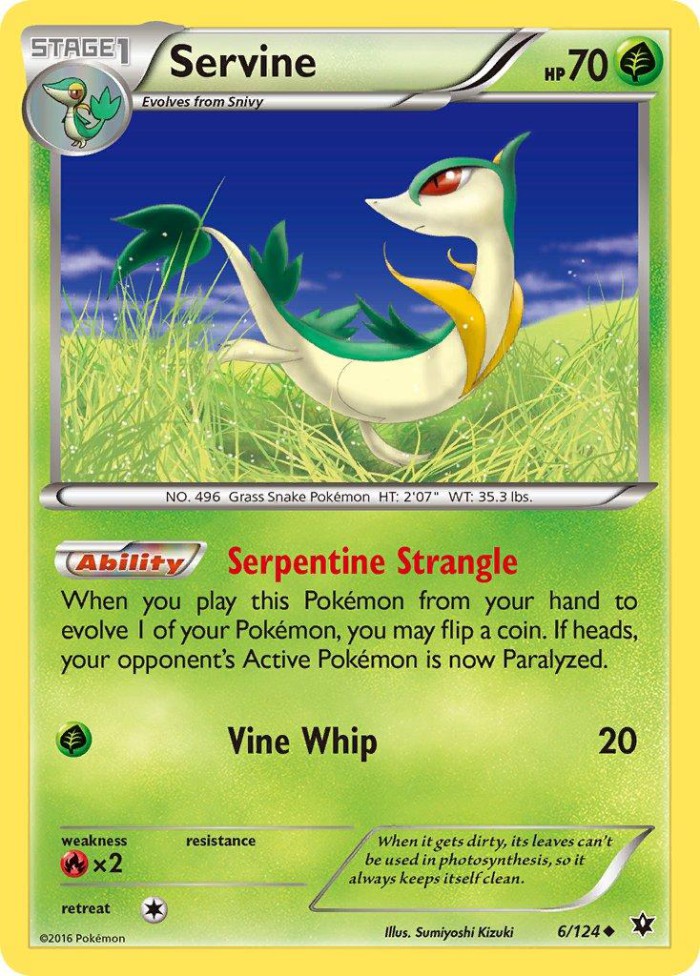 Carte Pokémon: Servine [Lianaja]