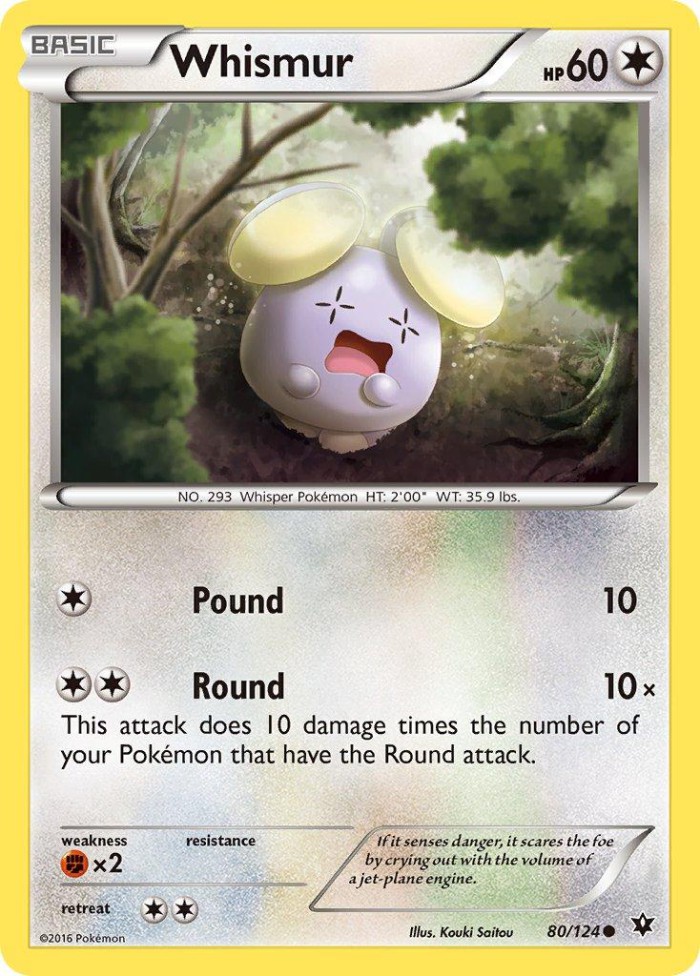 Carte Pokémon: Whismur [Chuchmur]