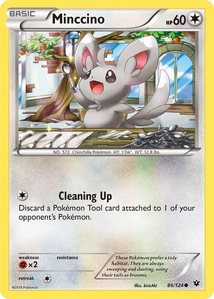 Carte Pokémon: Minccino [Chinchidou]