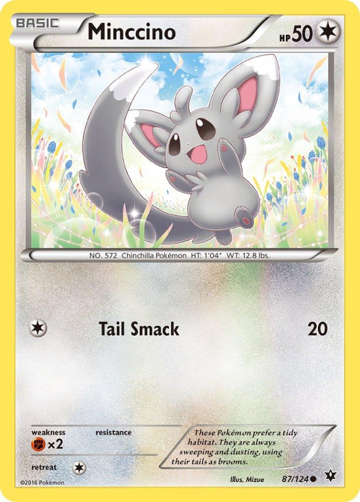 Carte Pokémon: Minccino [Chinchidou]