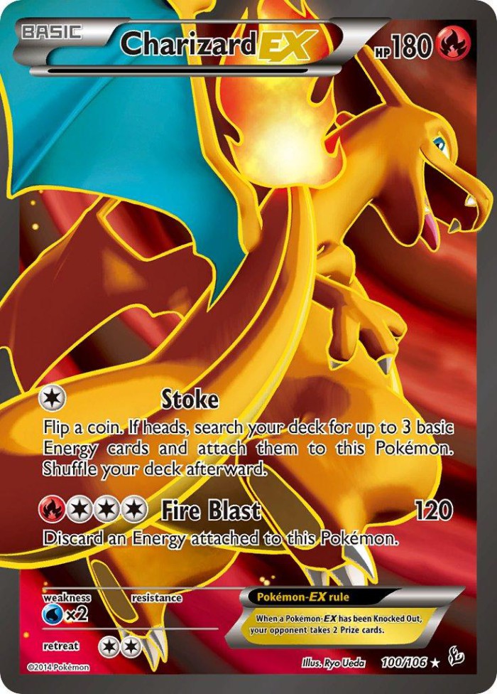 Carte Pokémon: Charizard EX [Dracaufeu EX]