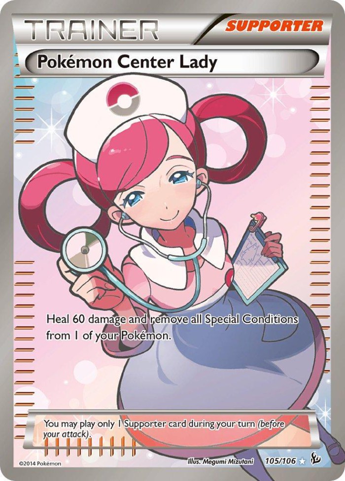 Carte Pokémon: Pokémon Center Lady [Dame du Centre Pokémon]