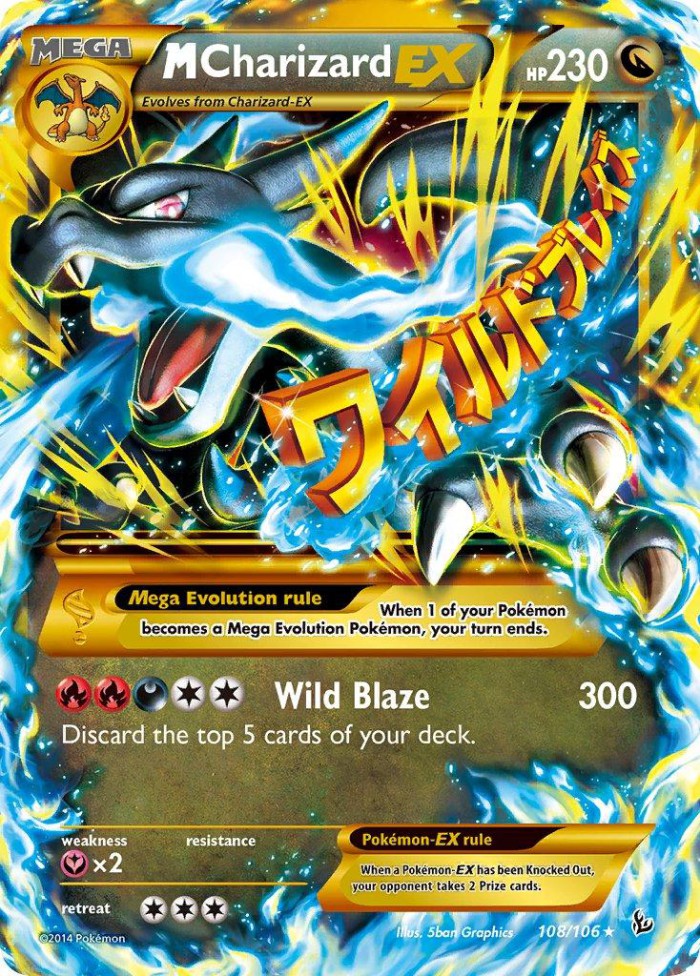 Carte Pokémon: M Charizard EX [M Dracaufeu EX]