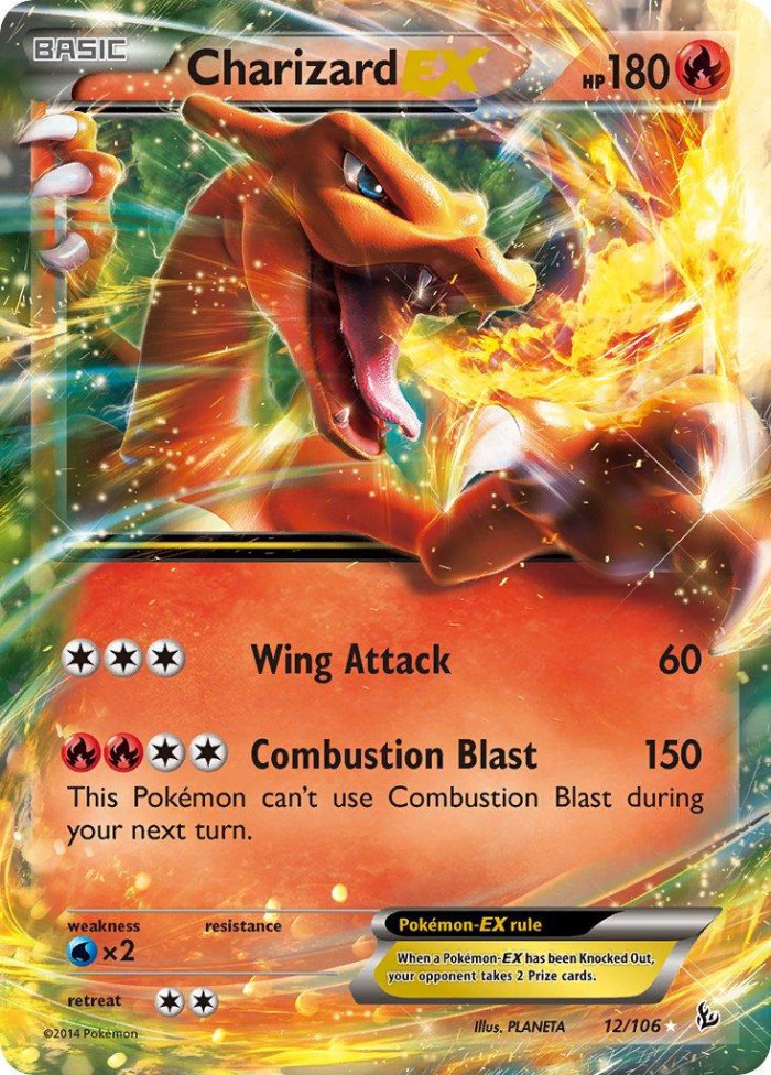 Carte Pokémon: Charizard EX [Dracaufeu EX]