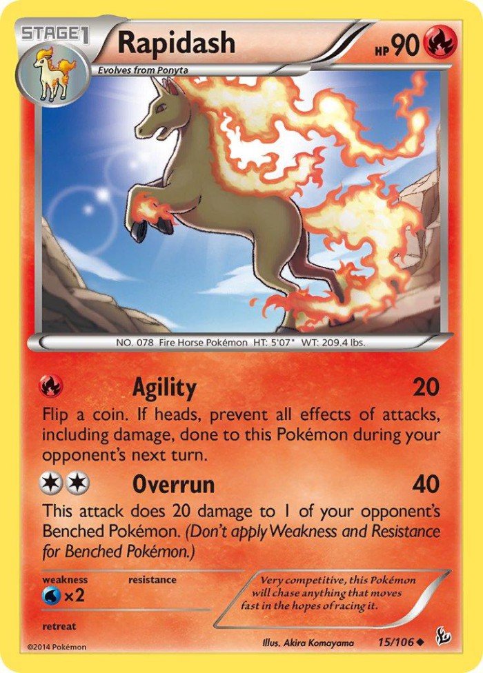 Carte Pokémon: Rapidash [Galopa]