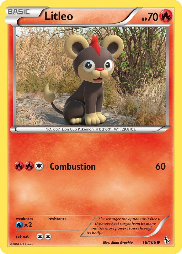 Carte Pokémon: Litleo [Hélionceau]