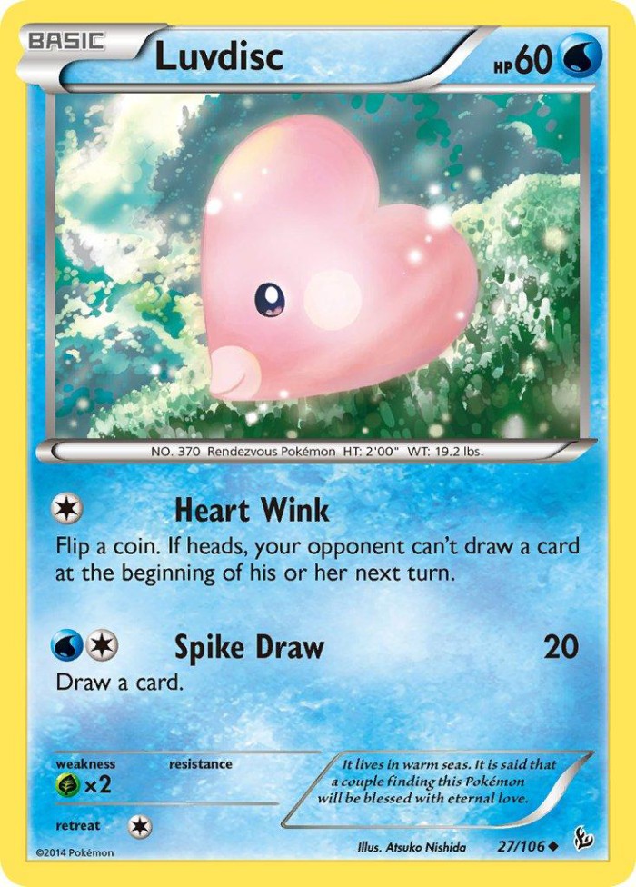 Carte Pokémon: Luvdisc [Lovdisc]