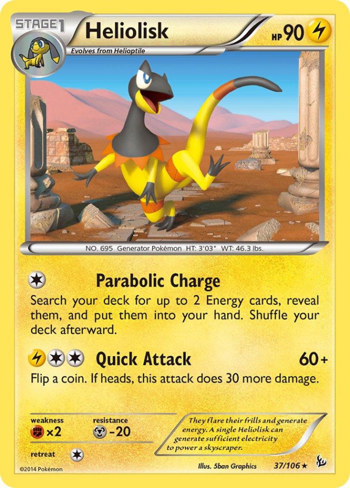 Carte Pokémon: Heliolisk [Iguolta]