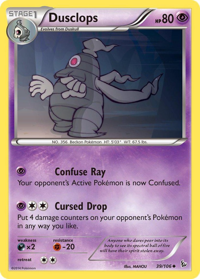 Carte Pokémon: Dusclops [Téraclope]