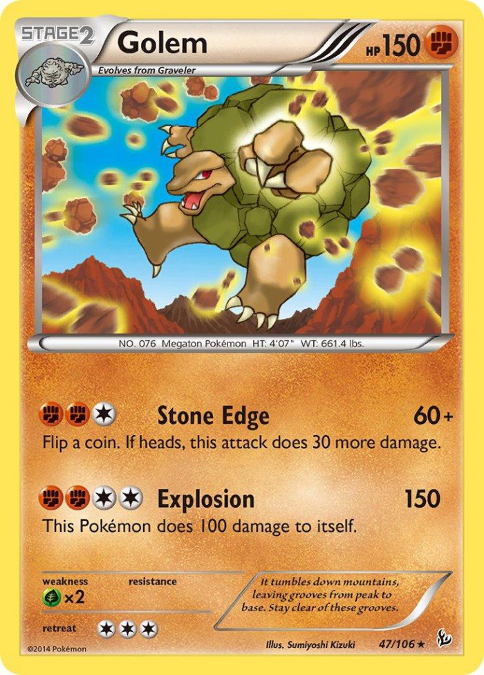 Carte Pokémon: Golem [Grolem]