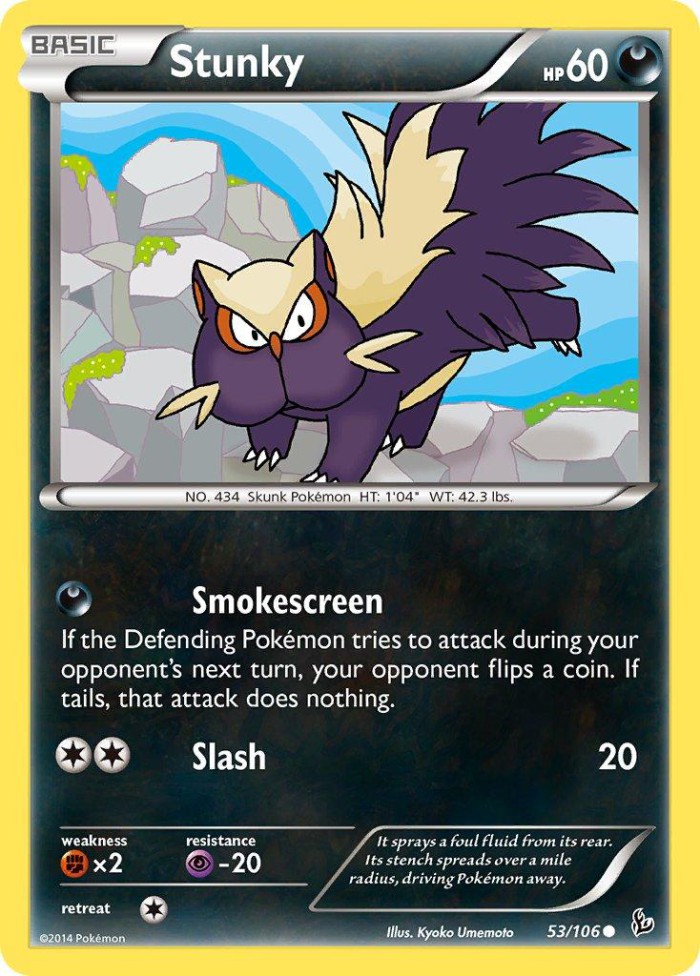 Carte Pokémon: Stunky [Moufouette]