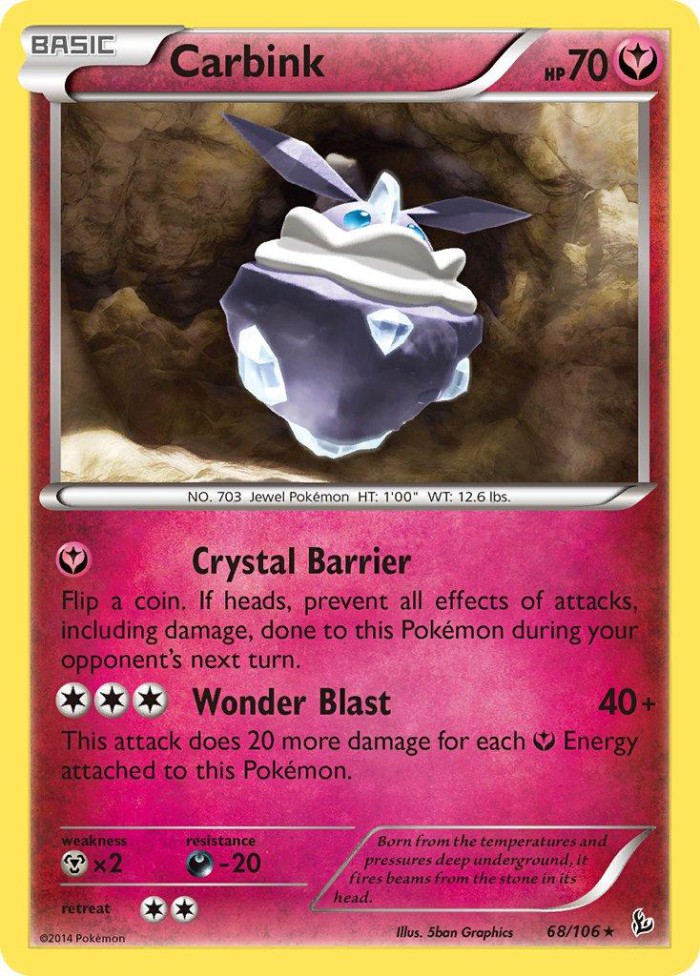 Carte Pokémon: Carbink [Strassie]