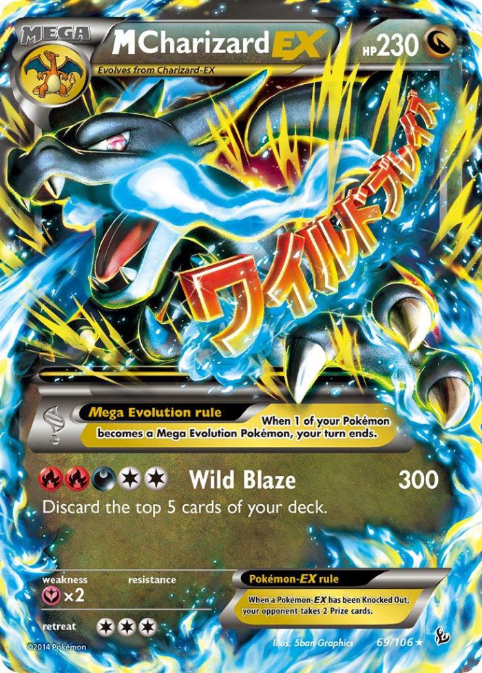 Carte Pokémon: M Charizard EX [M Dracaufeu EX]