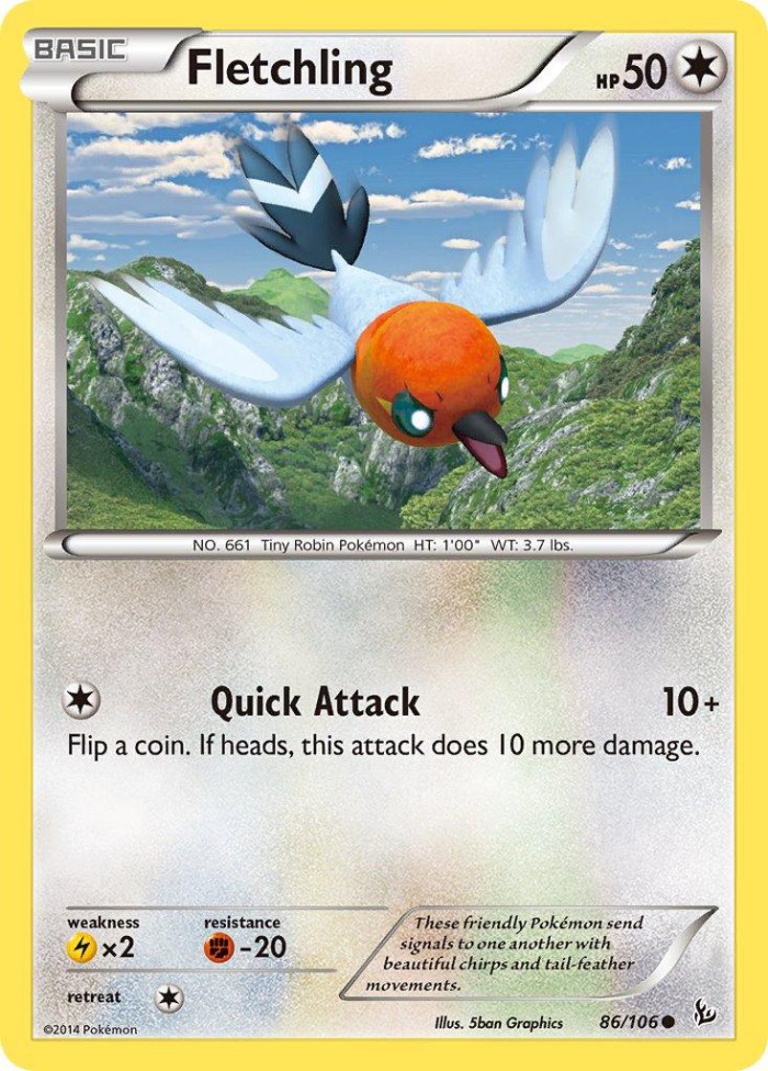 Carte Pokémon: Fletchling [Passerouge]