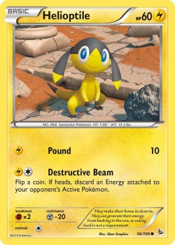 Carte Pokémon: Helioptile