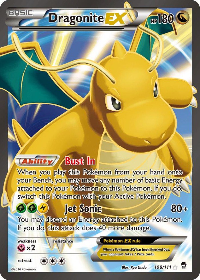 Carte Pokémon: Dragonite EX [Dracolosse EX]