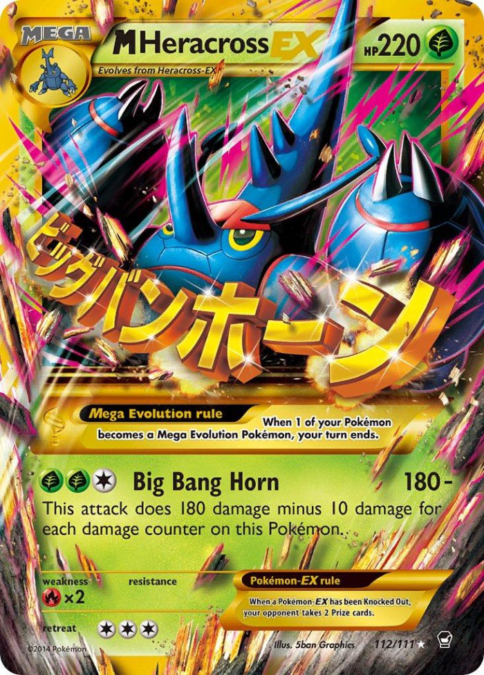 Carte Pokémon: M Heracross EX [M Scarhino EX]