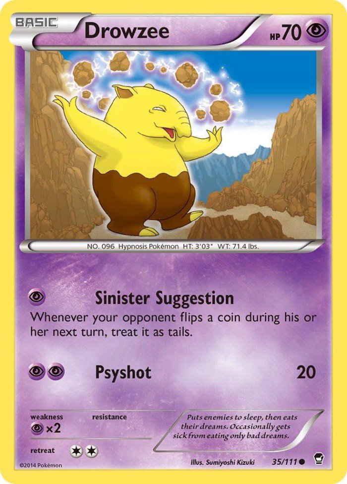 Carte Pokémon: Drowzee [Soporifik]