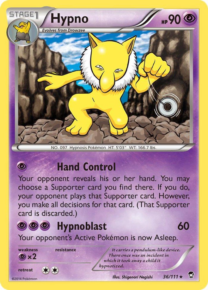 Carte Pokémon: Hypno [Hypnomade]