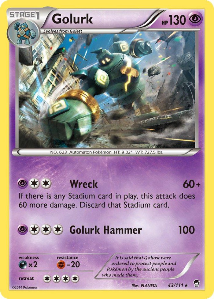 Carte Pokémon: Golurk [Golemastoc]