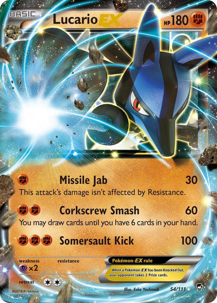 Carte Pokémon: Lucario EX [Lucario EX]