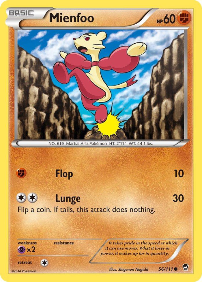 Carte Pokémon: Mienfoo [Kungfouine]