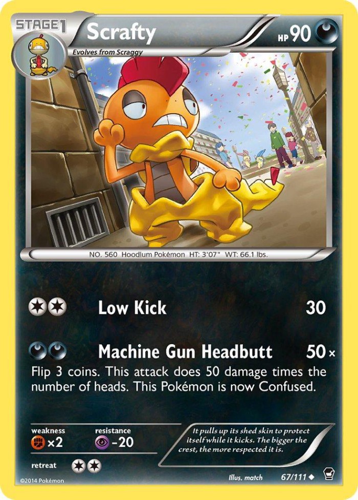 Carte Pokémon: Scrafty [Baggaïd]