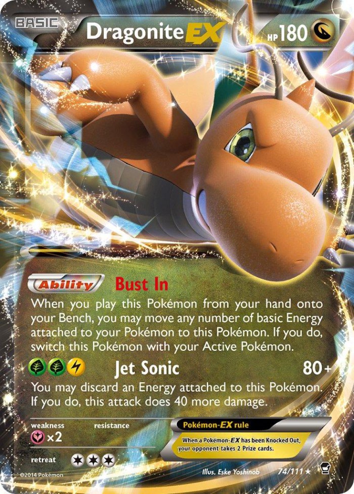 Carte Pokémon: Dragonite EX [Dracolosse EX]