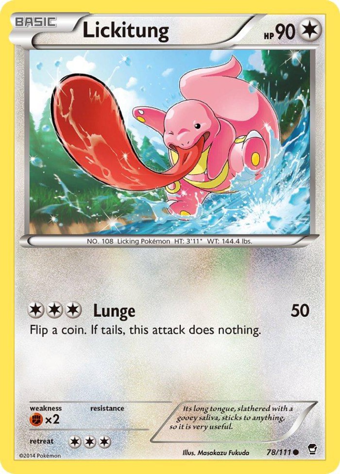 Carte Pokémon: Lickitung [Excelangue]