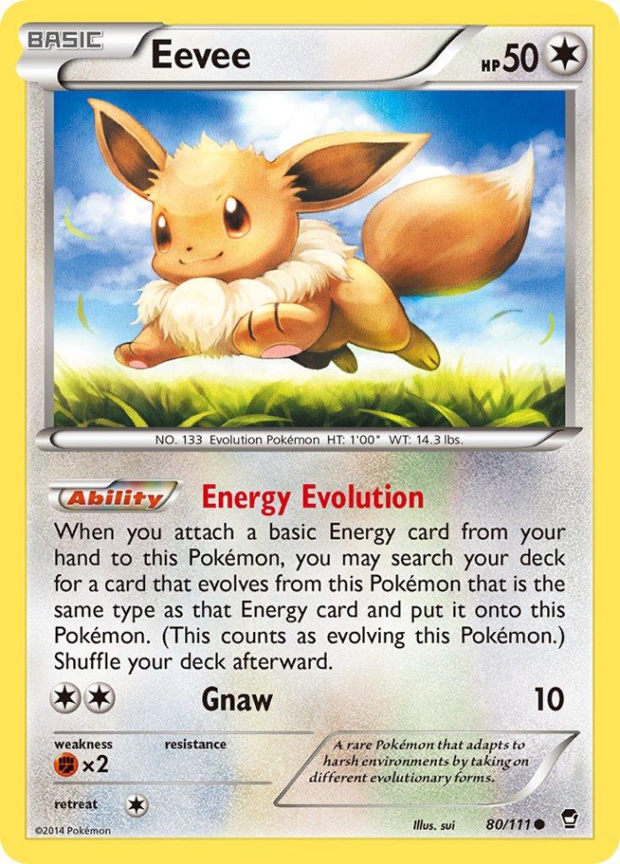 Carte Pokémon: Eevee [Évoli]