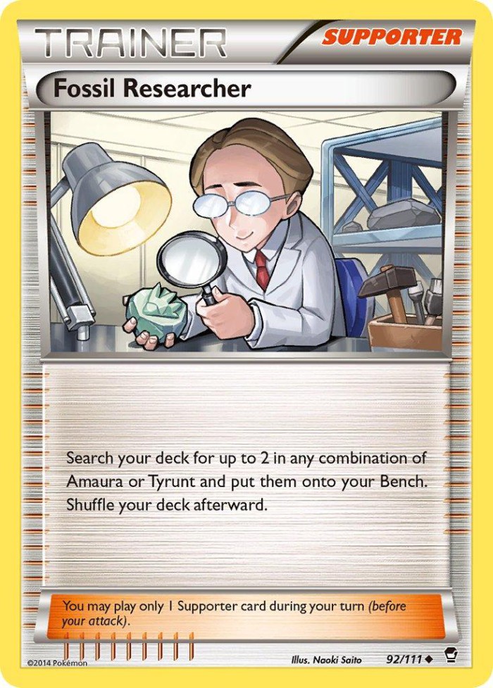 Carte Pokémon: Fossil Researcher [Chercheur de Fossiles]